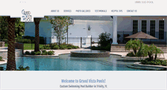 Desktop Screenshot of grandvistapools.com