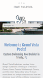Mobile Screenshot of grandvistapools.com